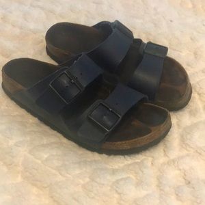 Navy blue Birkenstocks